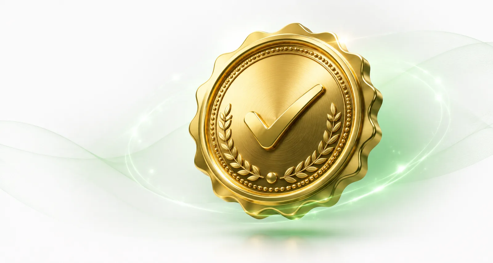 Selo dourado de 7 dias de garantia incondicional